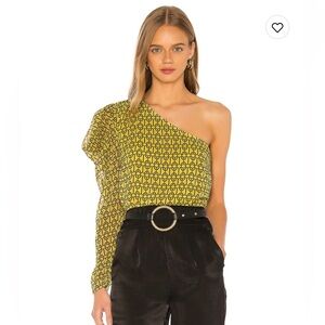 NWT || L’Academie- OFF THE SHOULDER BLOUSE! Timeless, easy, flowy!